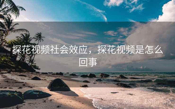 探花视频社会效应，探花视频是怎么回事