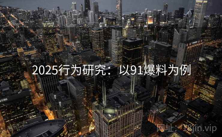 2025行为研究：以91爆料为例