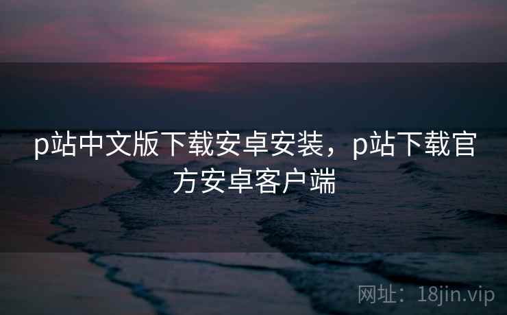 p站中文版下载安卓安装，p站下载官方安卓客户端