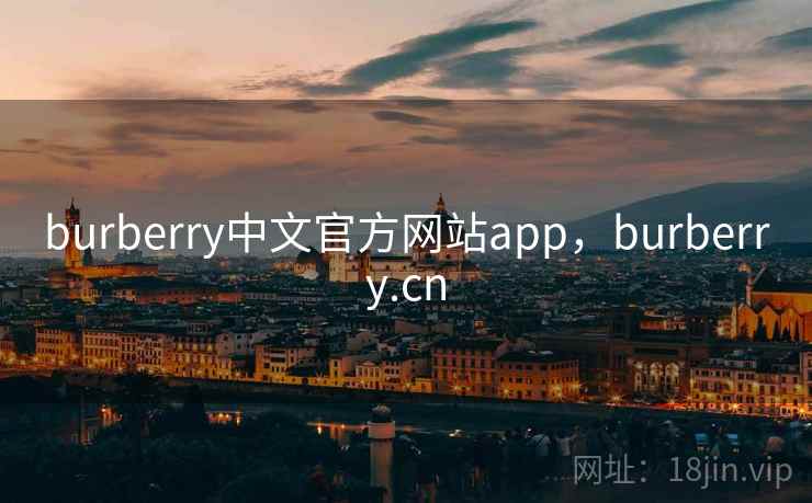 burberry中文官方网站app，burberry.cn